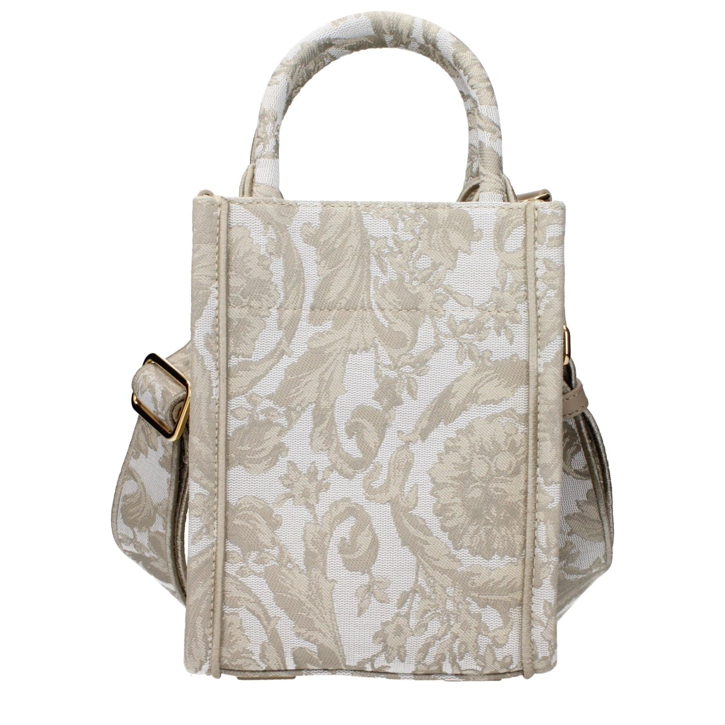 Versace Beige Fabric Handbags – par Versace | Disponible sur Sandy Store ByNet