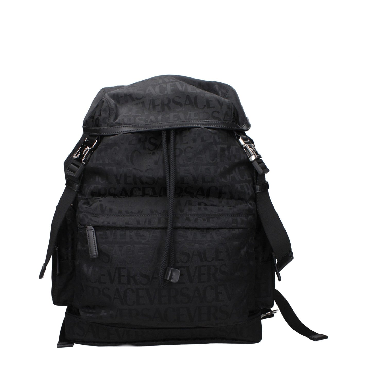 Versace Black Fabric Backpacks – par Versace | Disponible sur Sandy Store ByNet
