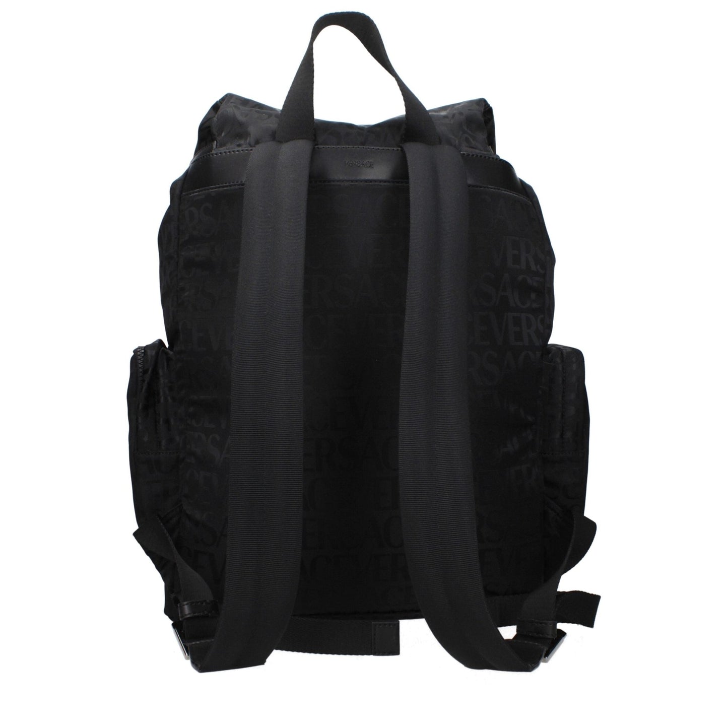 Versace Black Fabric Backpacks – par Versace | Disponible sur Sandy Store ByNet