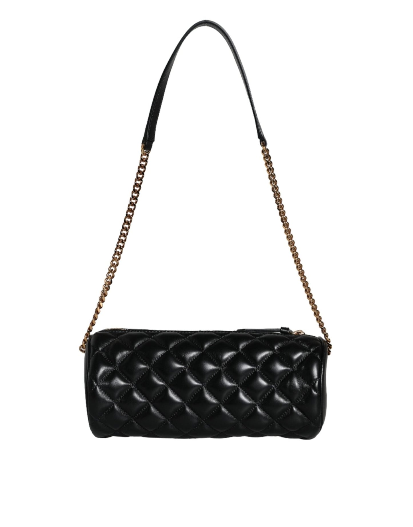 Versace Black Mini Quilted Lambskin Leather Crossbody Sling Bag - Sandy Store ByNet