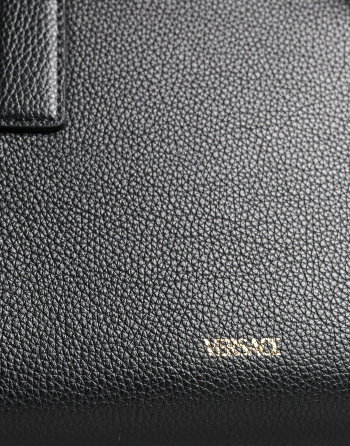 Versace Black Small Leather TopHandle Shoulder Crossbody Bag - Sandy Store ByNet