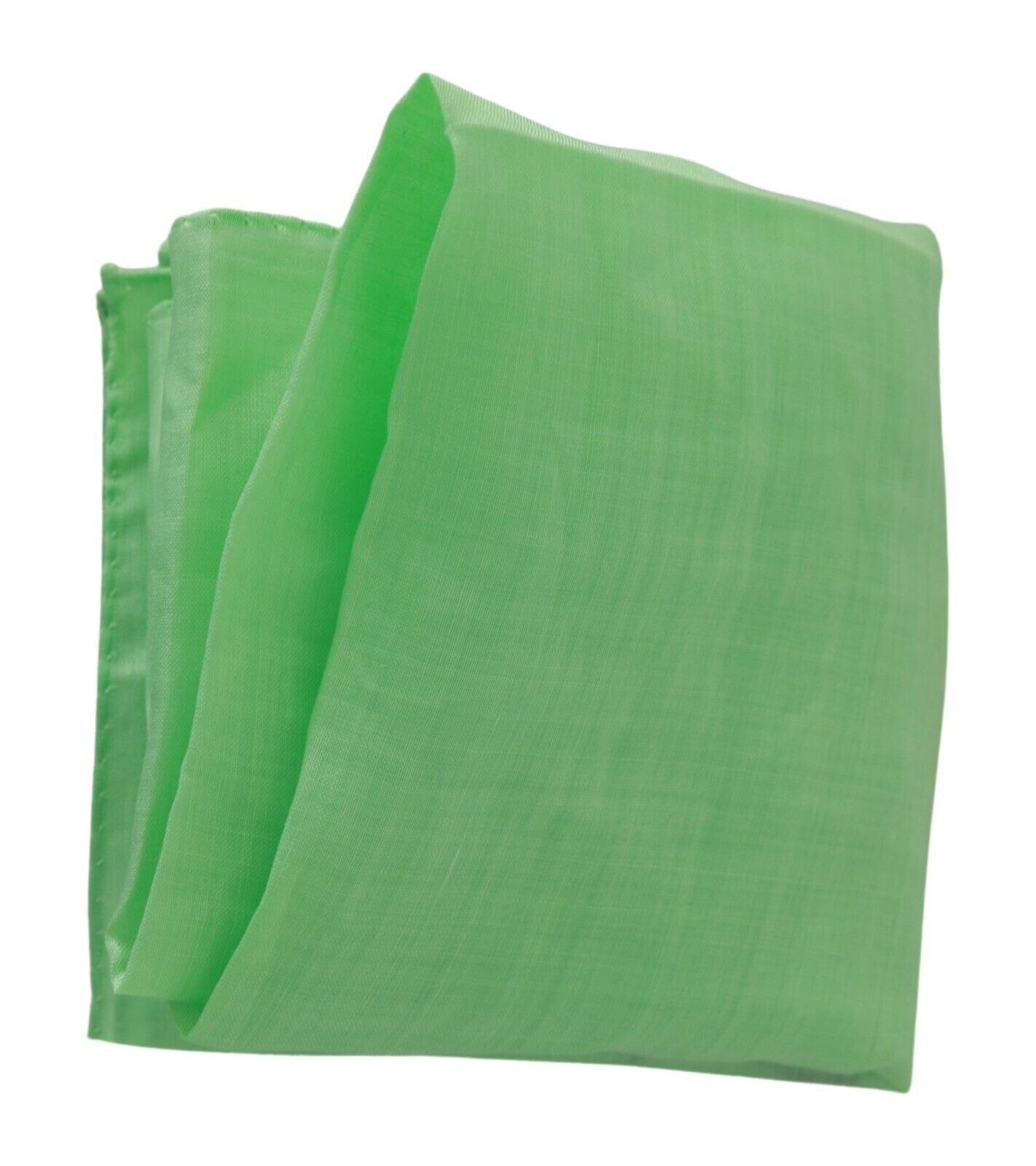 Versace Elegant Apple Green Linen Scarf - Sandy Store ByNet