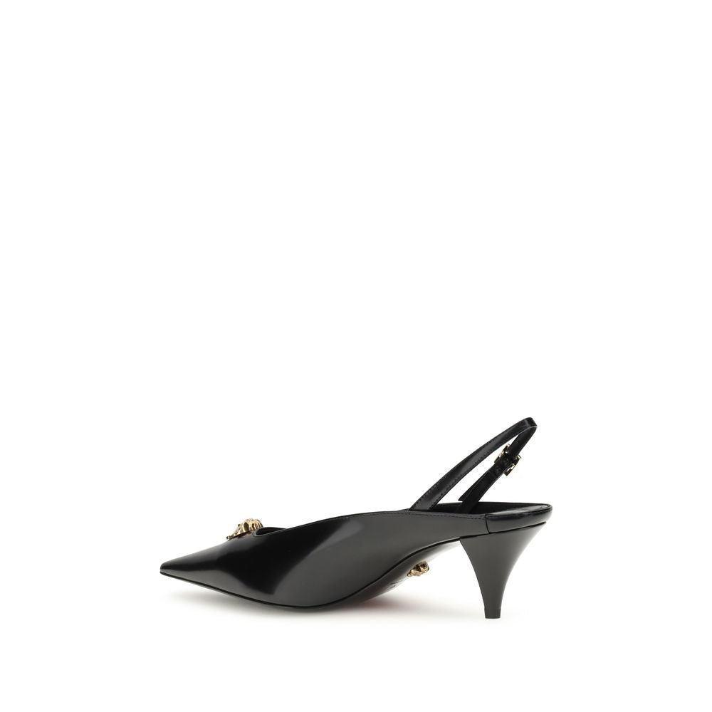 Versace La Medusa slingback Pumps – EU38/US8 par Versace | Disponible sur Sandy Store ByNet