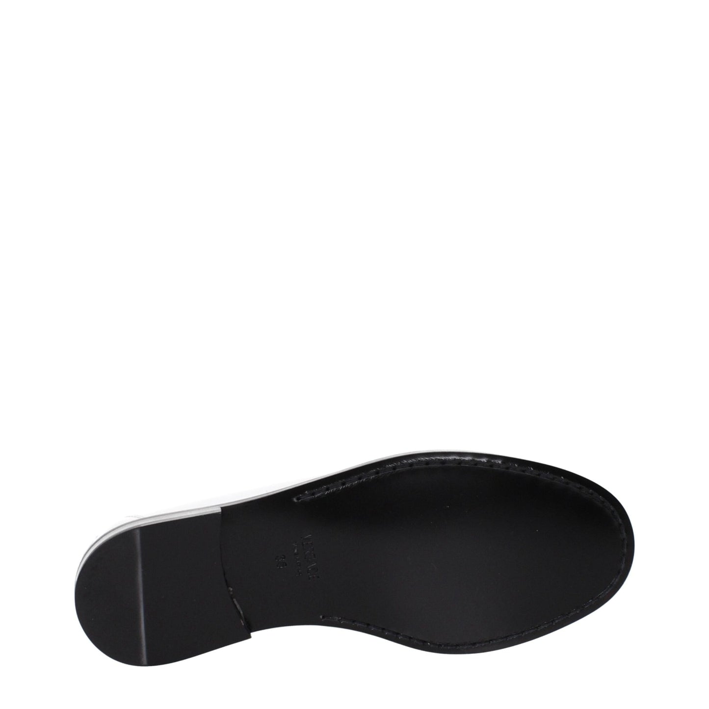 Versace White Leather Slip - On Loafers – EU36/US6 par Versace | Disponible sur Sandy Store ByNet