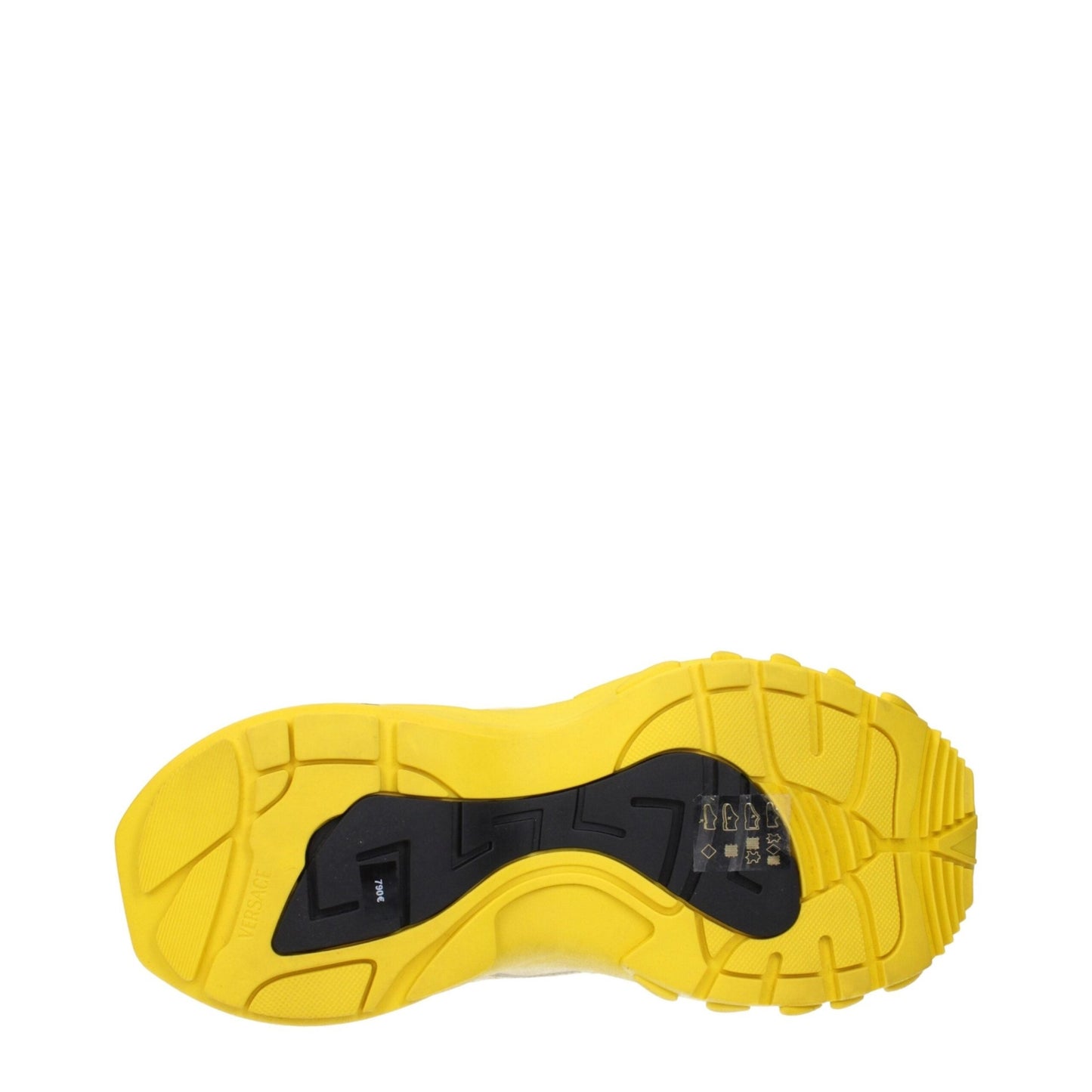 Versace Yellow Fabric Athletic Sneakers – EU39/US6 par Versace | Disponible sur Sandy Store ByNet
