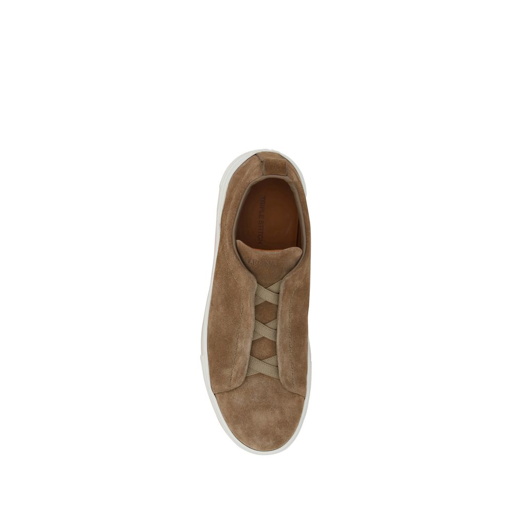 ZEGNA Suede leather Sneakers – EU41.5/US8.5 par ZEGNA | Disponible sur Sandy Store ByNet
