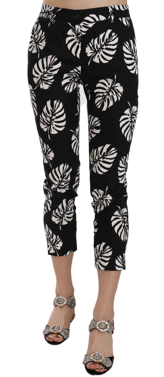 Dolce &amp; Gabbana Capri ajustado elegante con estampado de palmeras
