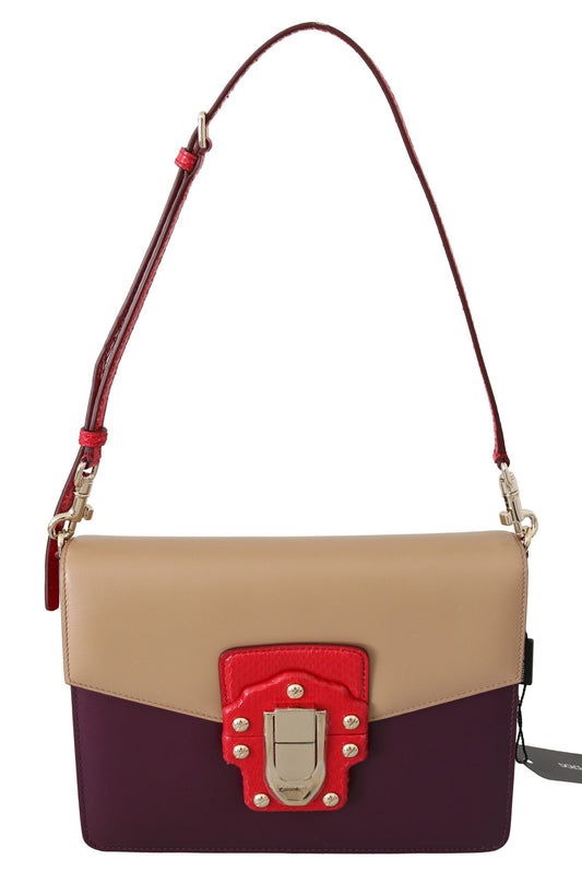 Dolce &amp; Gabbana Exquisito bolso de hombro de piel LUCIA