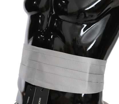 Dolce &amp; Gabbana Fajín Elegante Seda Gris