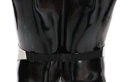 Dolce &amp; Gabbana Elegant Silk White Patterned Cummerbund