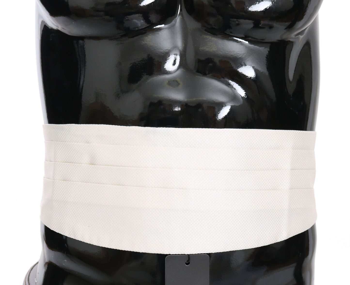 Dolce &amp; Gabbana Elegant Silk White Patterned Cummerbund