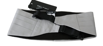 Dolce &amp; Gabbana Fajín Elegante Seda Gris