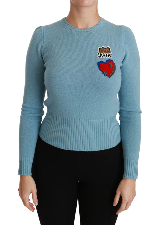Dolce &amp; Gabbana Jersey de lana con cuentas Queen Heart