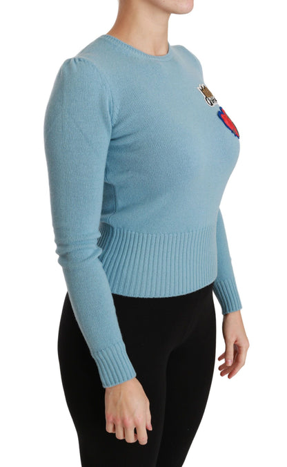Dolce &amp; Gabbana Jersey de lana con cuentas Queen Heart
