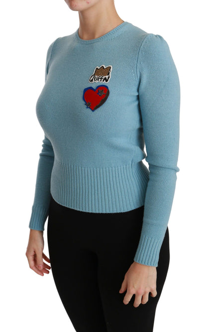 Dolce &amp; Gabbana Jersey de lana con cuentas Queen Heart