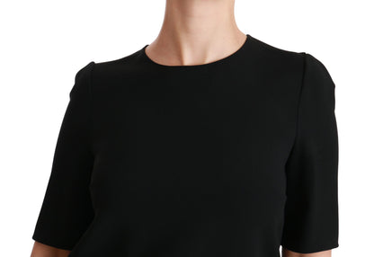 Dolce &amp; Gabbana Elegante blusa elástica negra