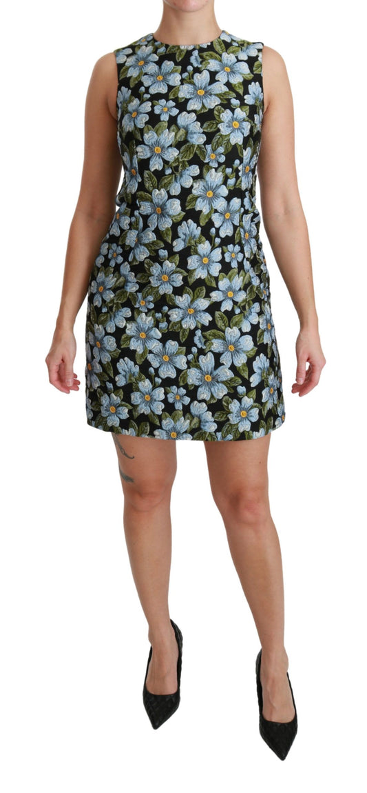 Dolce &amp; Gabbana Mini vestido recto floral elegante