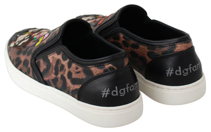 Dolce &amp; Gabbana Elegantes mocasines con estampado de leopardo para un estilo sofisticado