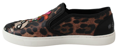 Dolce &amp; Gabbana Elegantes mocasines con estampado de leopardo para un estilo sofisticado