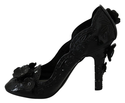 Dolce &amp; Gabbana Encantadores zapatos de tacón de Cenicienta de cristal