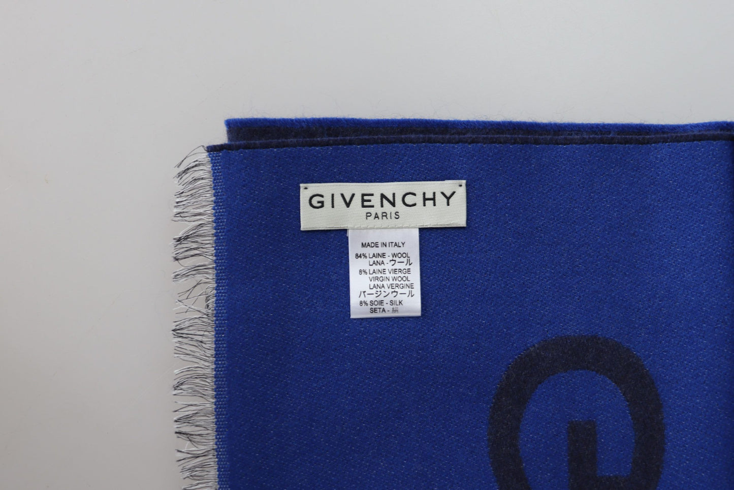 Bufanda unisex elegante de mezcla de lana y seda de Givenchy