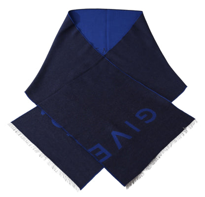 Bufanda unisex elegante de mezcla de lana y seda de Givenchy