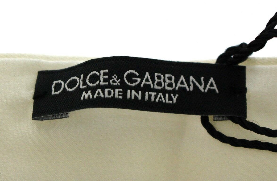 Fajín de noche de seda blanco exclusivo de Dolce &amp; Gabbana