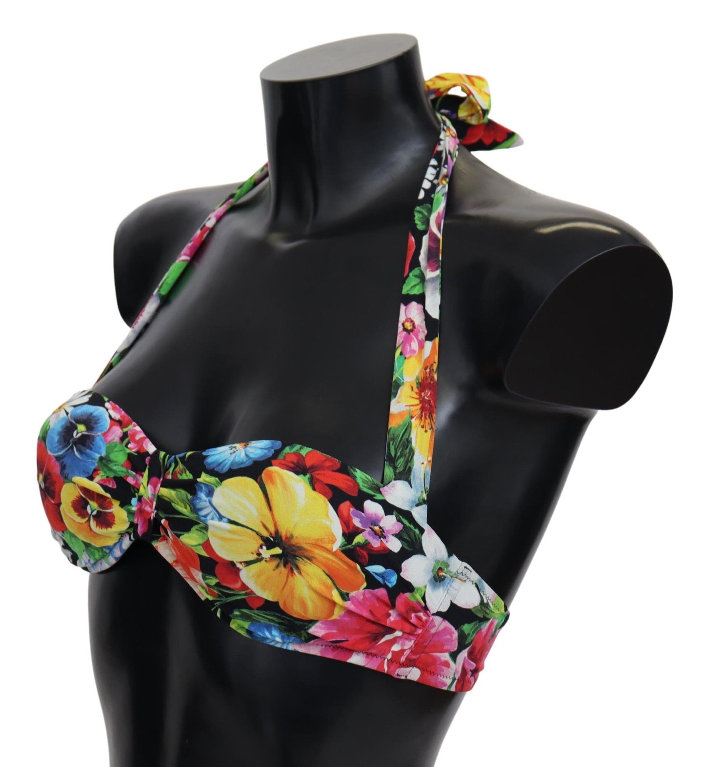 Top de bikini de gama alta Dolce &amp; Gabbana Floral Elegance