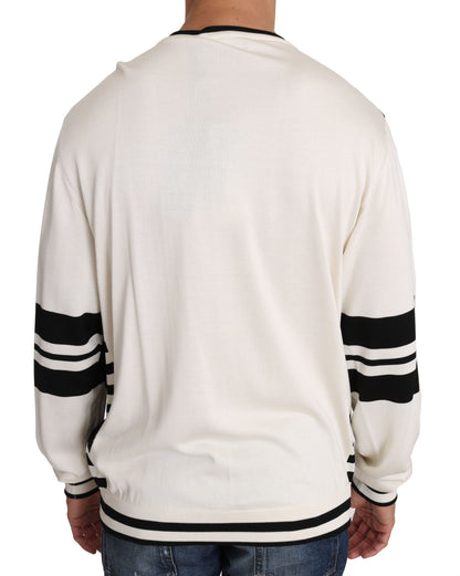 Dolce &amp; Gabbana Jersey de seda con lentejuelas New York Jazz