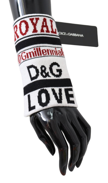 Dolce &amp; Gabbana Muñequera de lana virgen multicolor