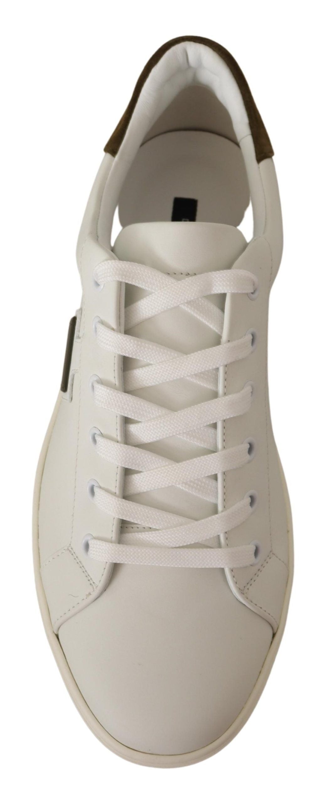 Dolce &amp; Gabbana Zapatillas Chic de Cuero Blanco para Hombre