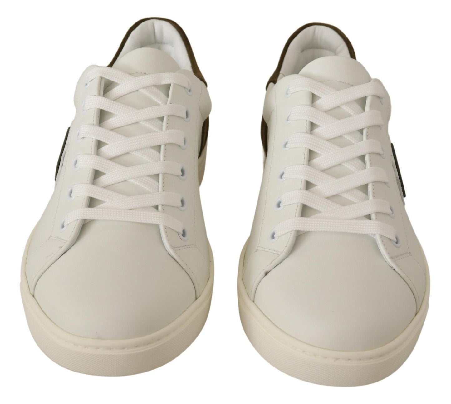 Dolce &amp; Gabbana Zapatillas Chic de Cuero Blanco para Hombre
