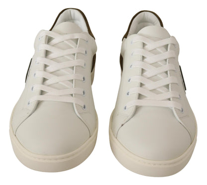 Dolce &amp; Gabbana Zapatillas Chic de Cuero Blanco para Hombre