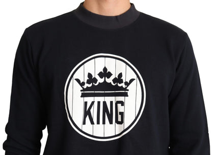 Dolce &amp; Gabbana Regal Crown Motive Crewneck Sweater