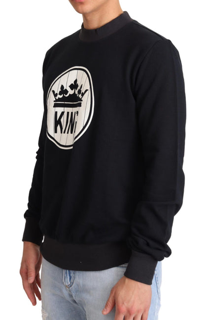 Dolce &amp; Gabbana Regal Crown Motive Crewneck Sweater