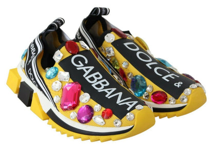 Dolce &amp; Gabbana Zapatillas Sorrento Amarillas Con Adornos