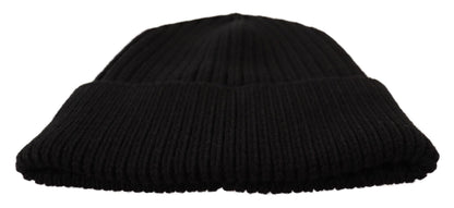 Dolce &amp; Gabbana Gorro elegante de lana de punto trenzado con forro polar