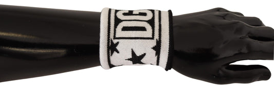 Dolce &amp; Gabbana Elegante conjunto de pulsera de lana monocromática