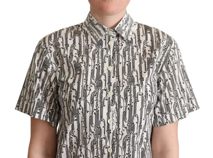 Dolce &amp; Gabbana Polo elegante de algodón floral