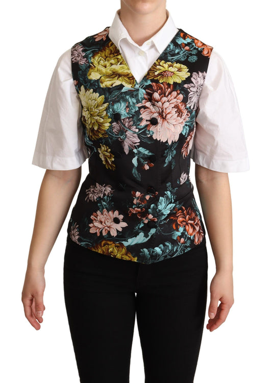 Dolce &amp; Gabbana Exquisito chaleco de jacquard floral