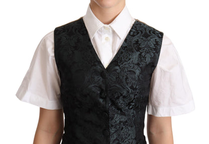 Dolce &amp; Gabbana Encantador chaleco floral de jacquard