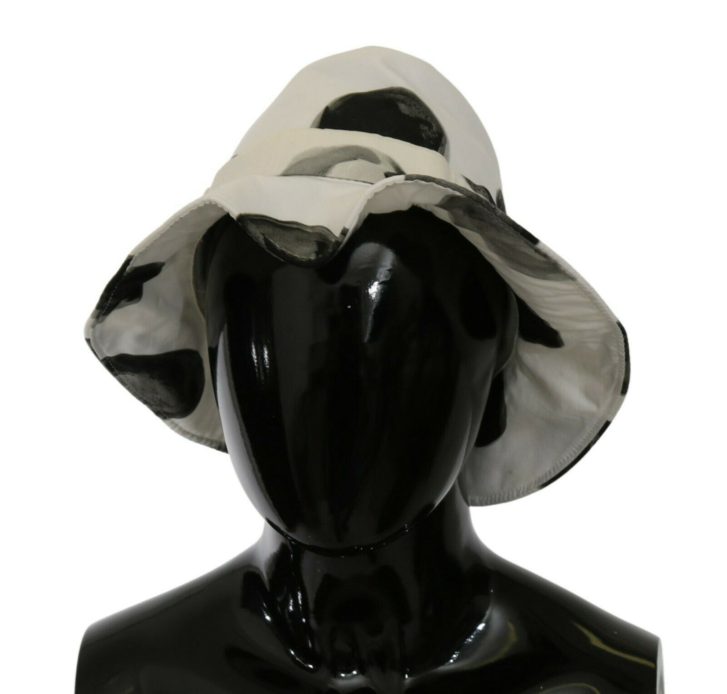 Dolce &amp; Gabbana Sombrero de pescador de algodón con lunares - Blanco y negro