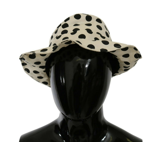 Dolce &amp; Gabbana Sombrero Trilby Chic de Lunares Negros