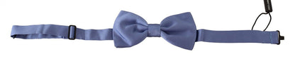 Dolce &amp; Gabbana Elegante Pajarita De Seda Morada