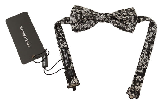 Dolce &amp; Gabbana Pajarita de seda floral de lujo