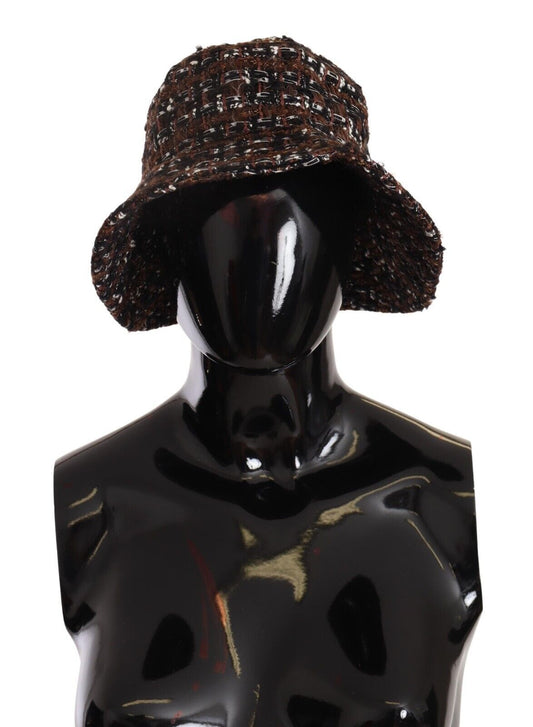 Dolce &amp; Gabbana Elegante sombrero de pescador tejido multicolor