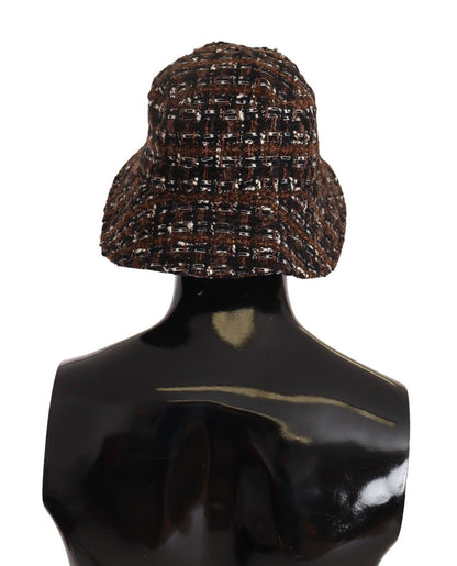 Dolce &amp; Gabbana Elegante sombrero de pescador tejido multicolor