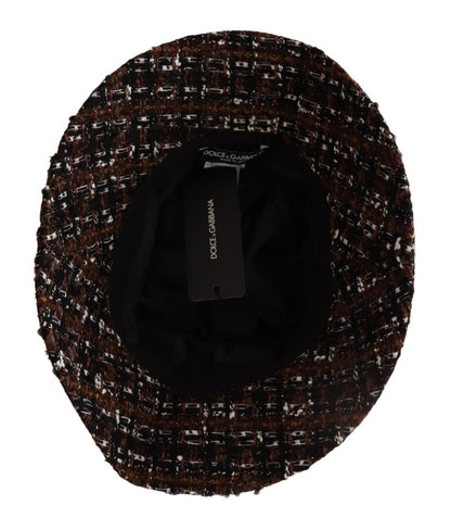 Dolce &amp; Gabbana Elegante sombrero de pescador tejido multicolor