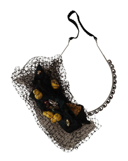 Dolce &amp; Gabbana Encantadora diadema de cristal en tonos joya