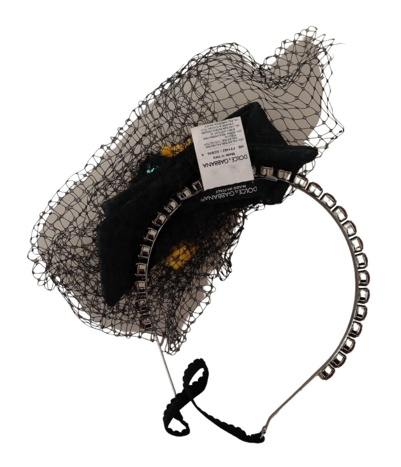Dolce &amp; Gabbana Encantadora diadema de cristal en tonos joya